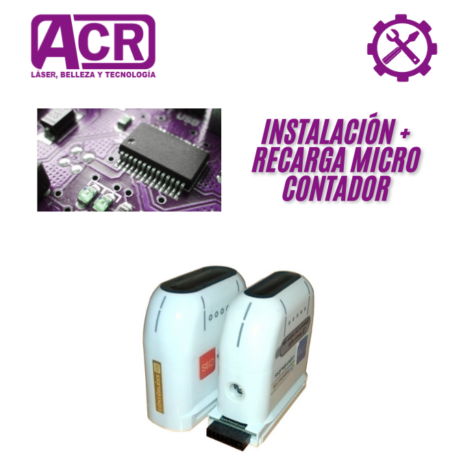 Instalación y Recarga de Micro Contador para Cartuchos HIFU Utims y Utims Plus